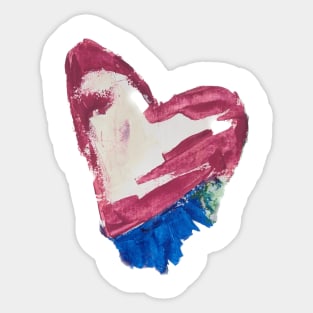 abstract heart Sticker